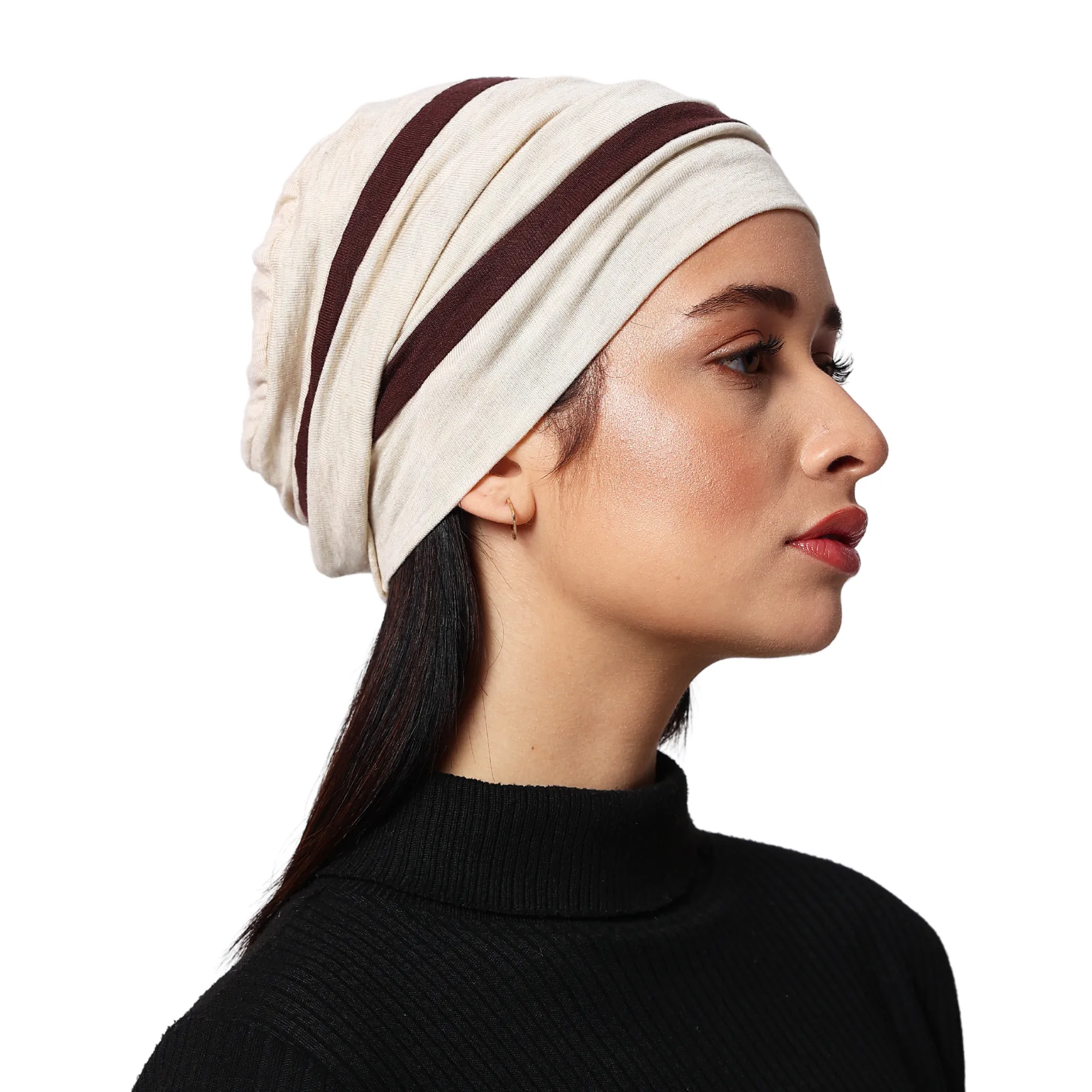 The Headscarves Bamboo Wool Winter Headwear Beanie for Women