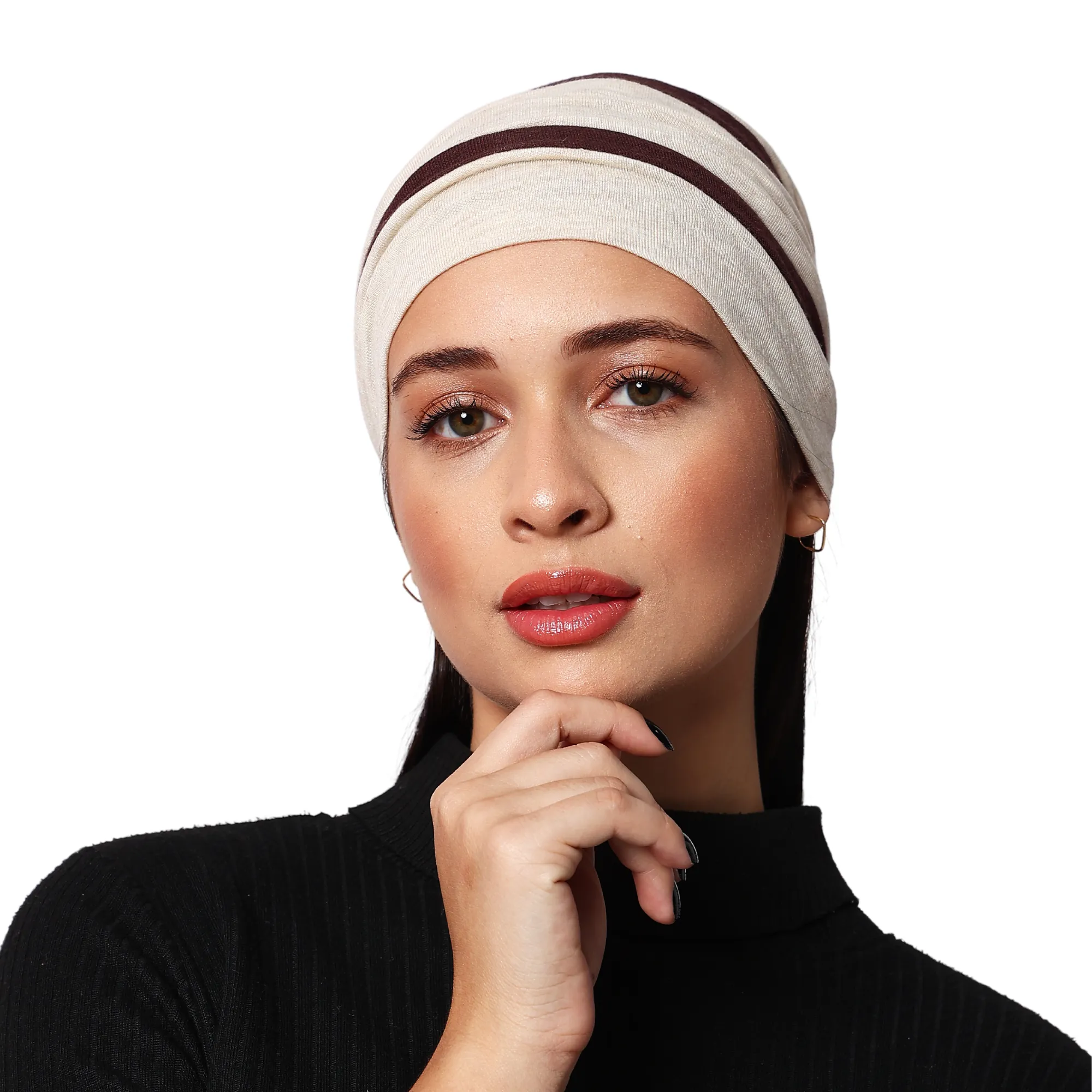 The Headscarves Bamboo Wool Winter Headwear Beanie for Women