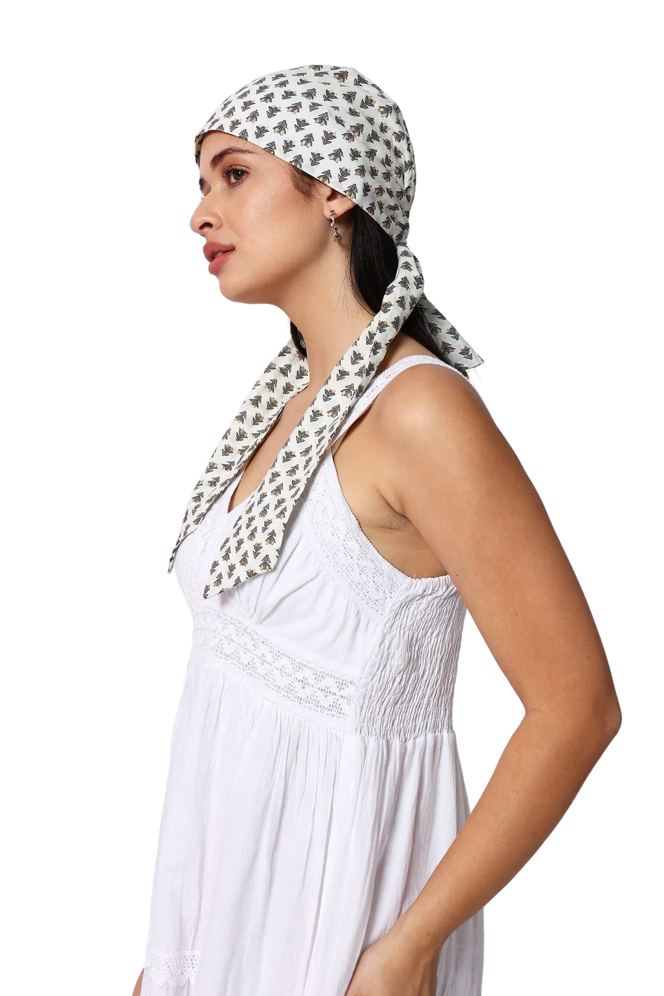 The Headscarves Beautifull Cotton Printed Headwraps Headscarf for Women
