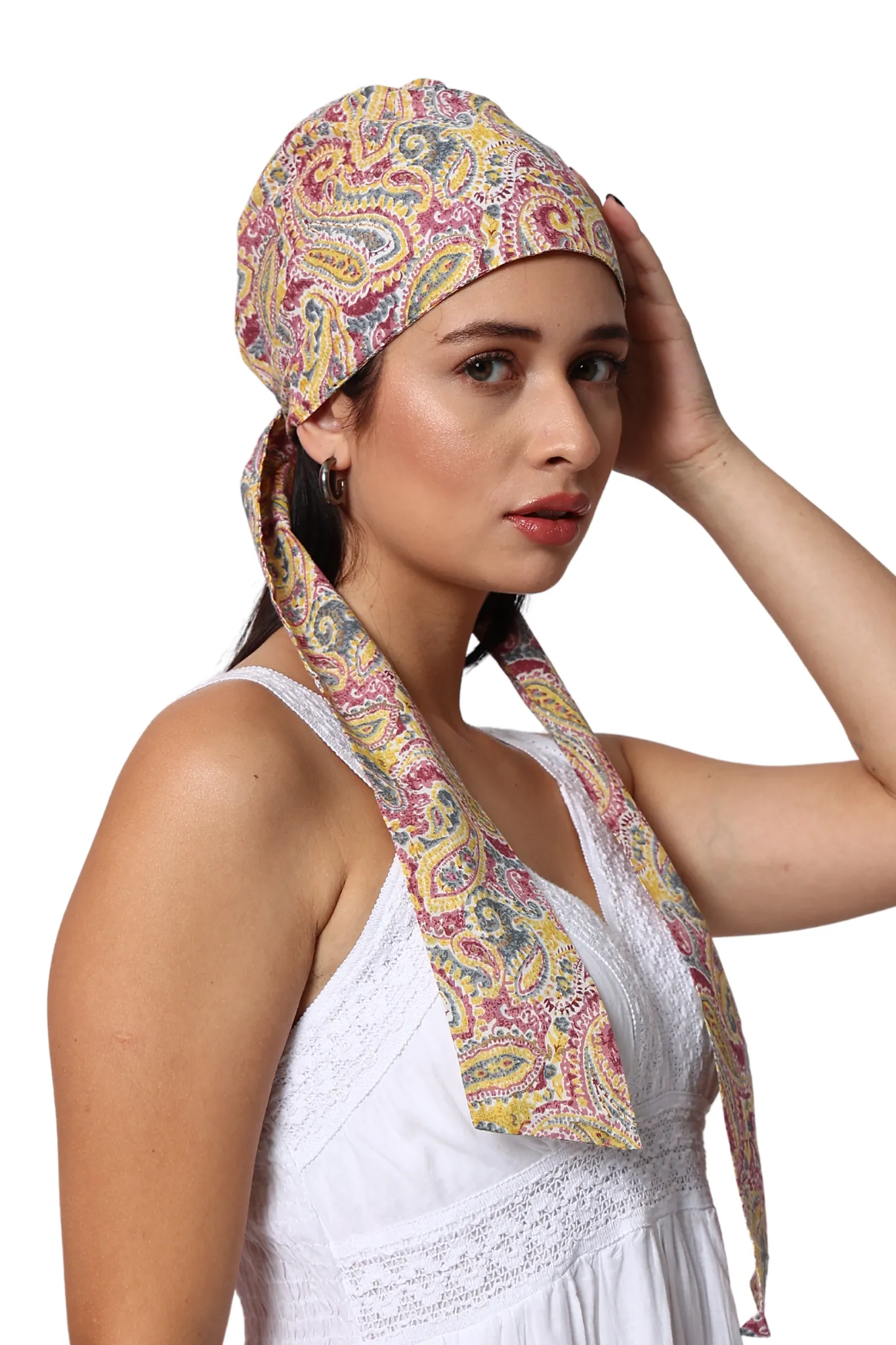 The Headscarves Beautifull Cotton Printed Headwraps Headscarf for Women