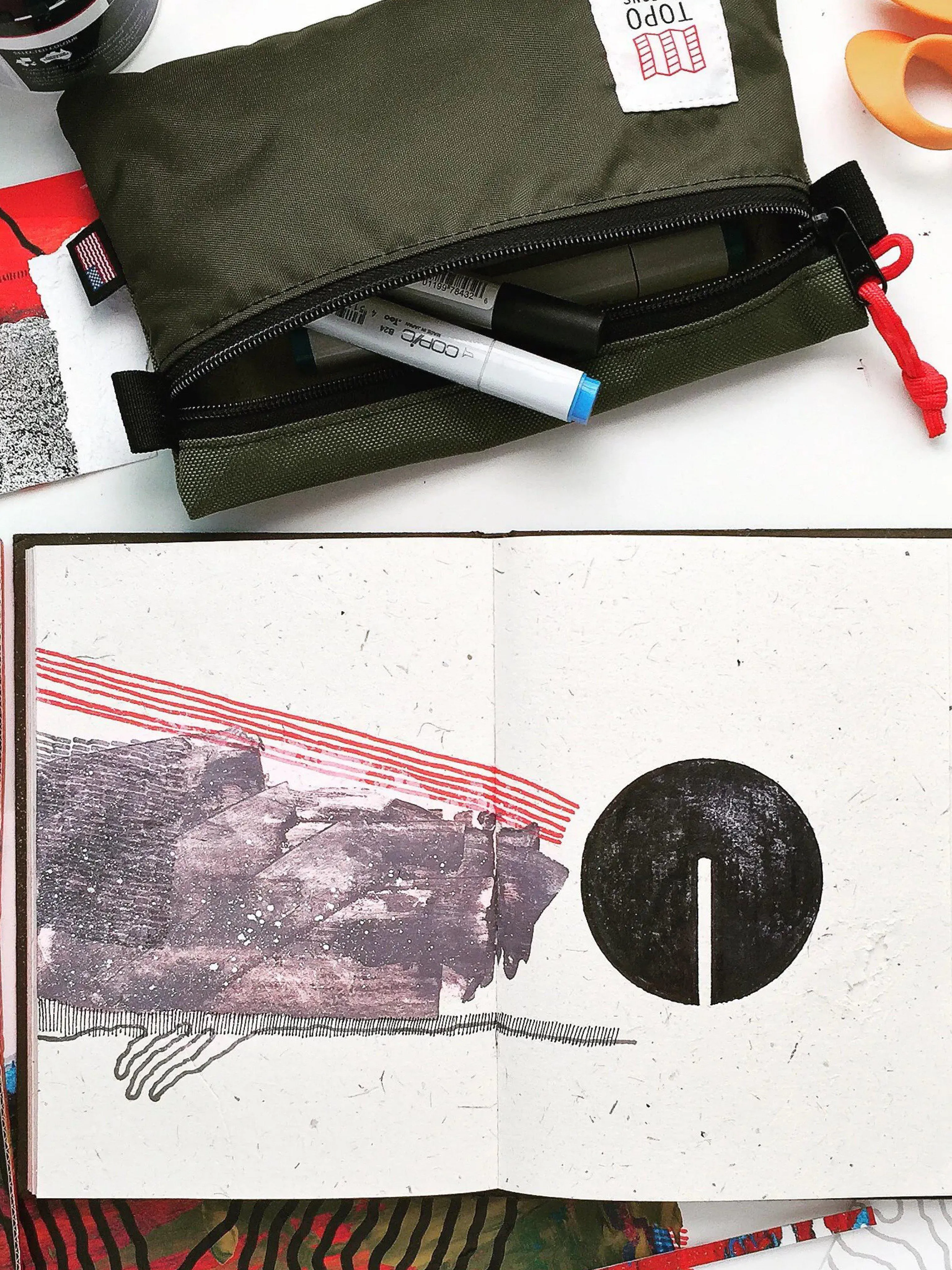 Topo Designs Accessory Bags Black Grape