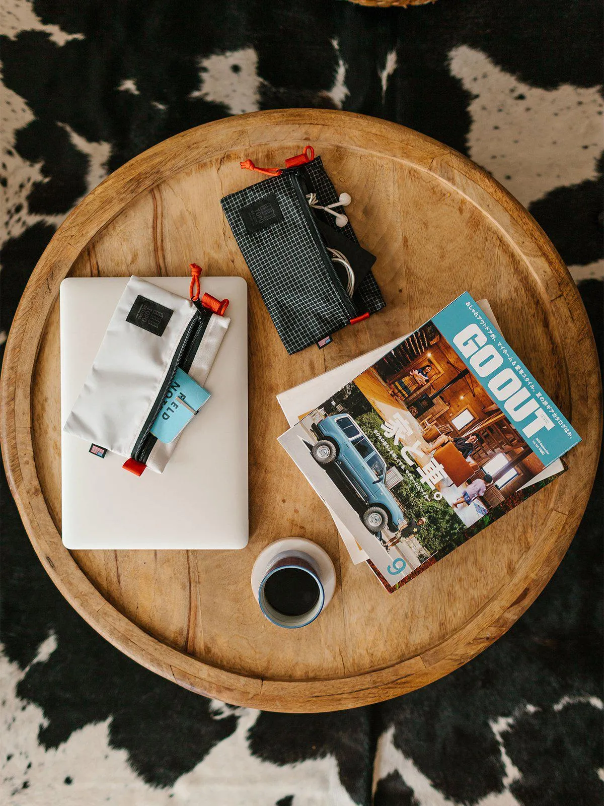 Topo Designs Accessory Bags Natural Black Ripstop