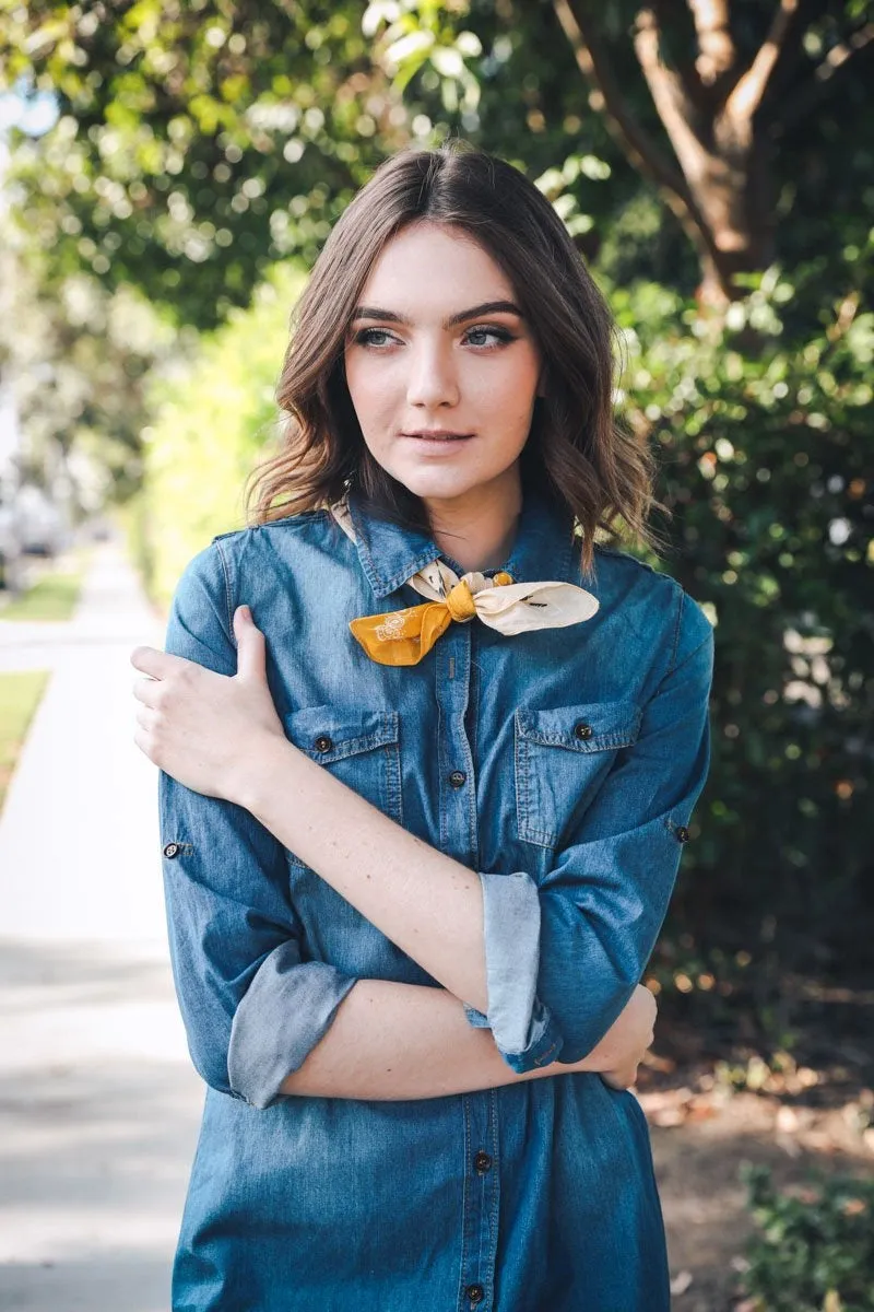 Two-Tone Western Bandana