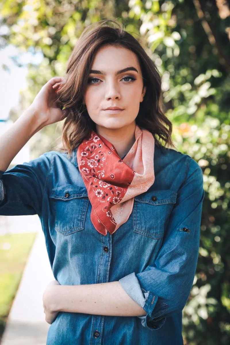 Two-Tone Western Bandana