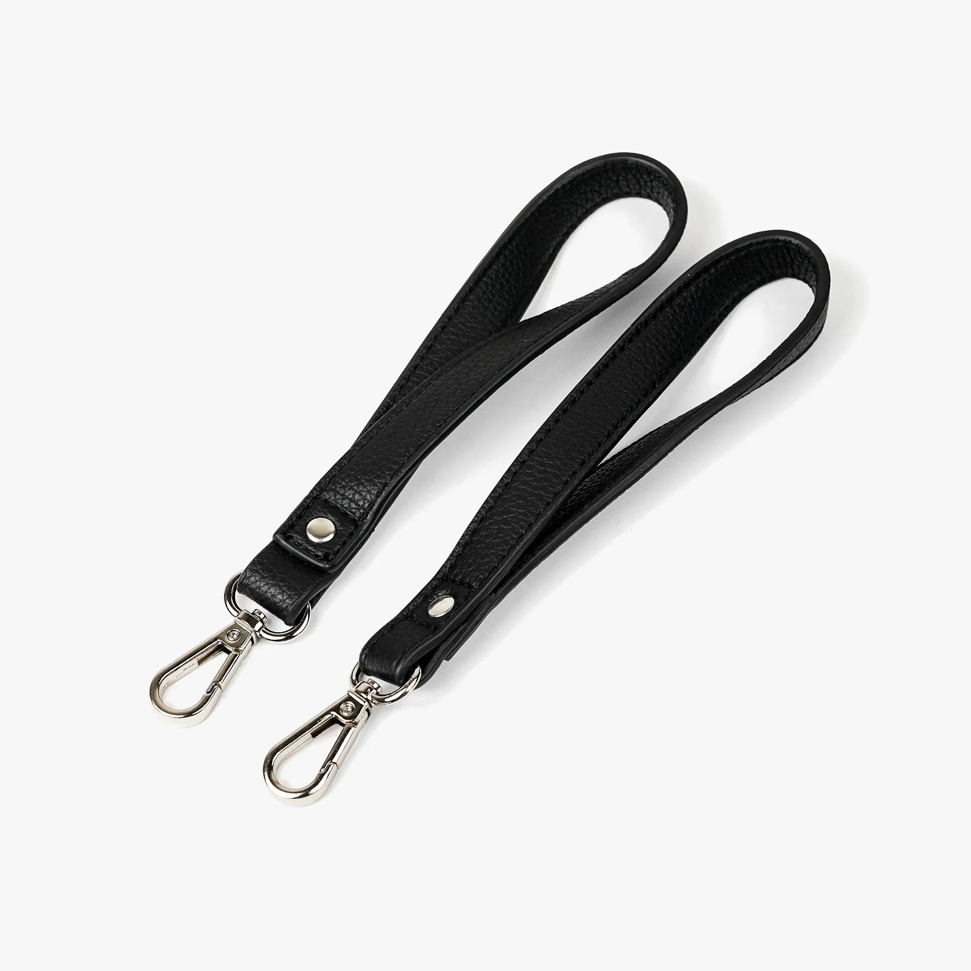 VANCHI Leatherette Pram Clips - Black