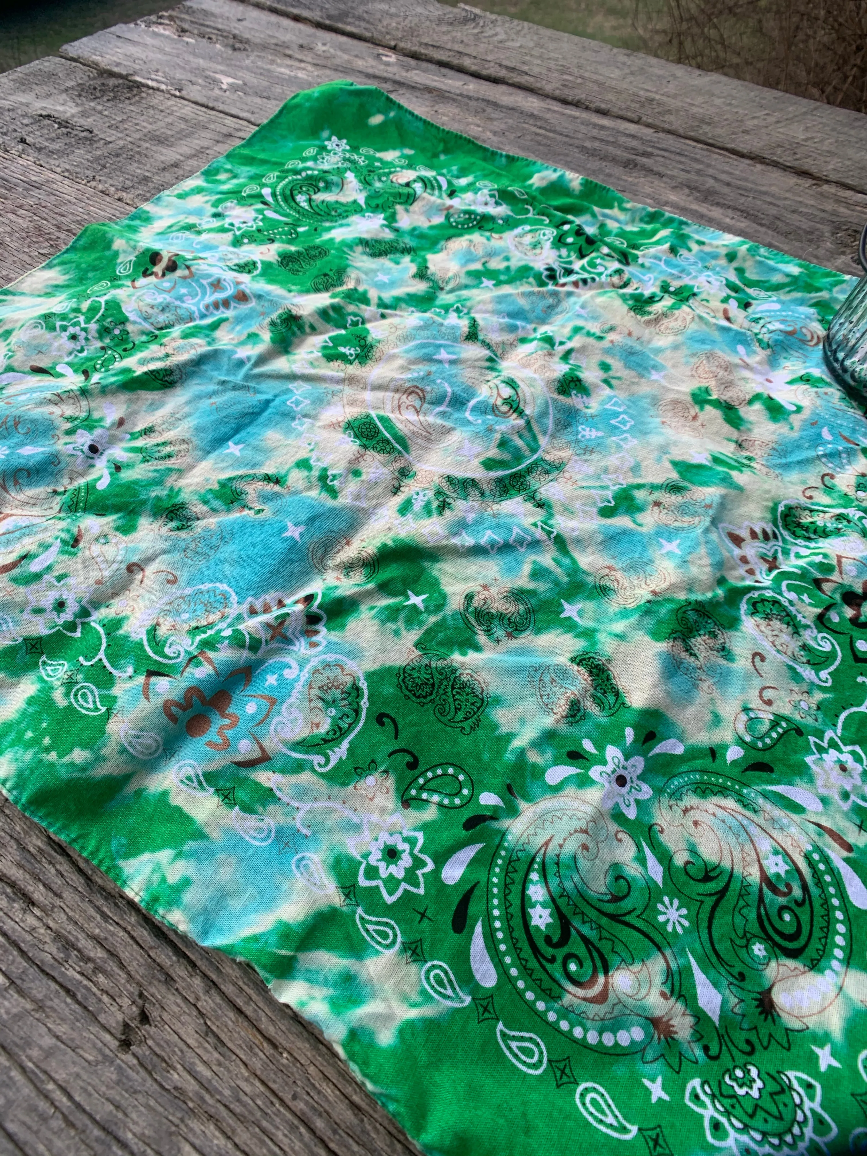 Vintage Distressed Bandanas Neckerchiefs