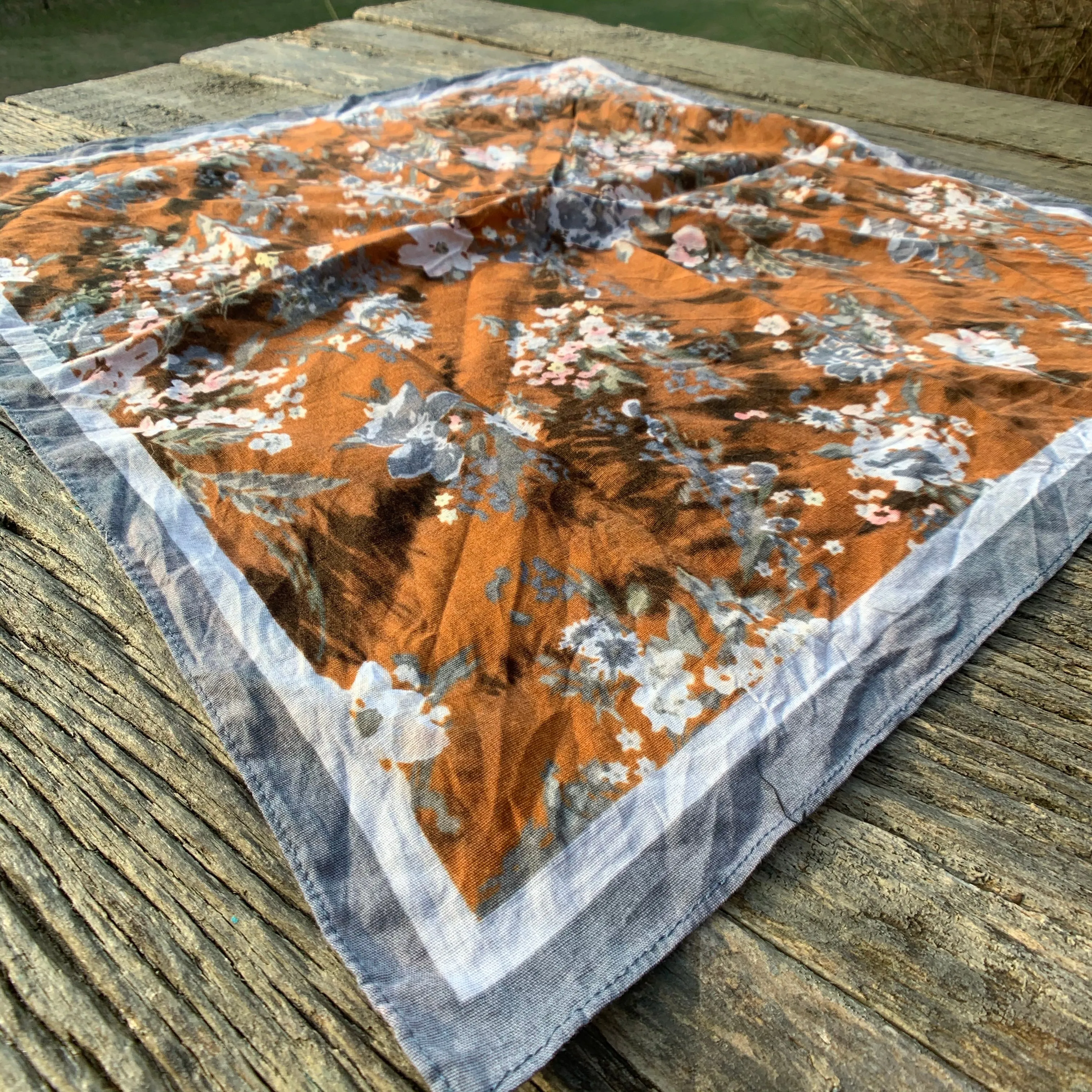 Vintage Distressed Bandanas Neckerchiefs