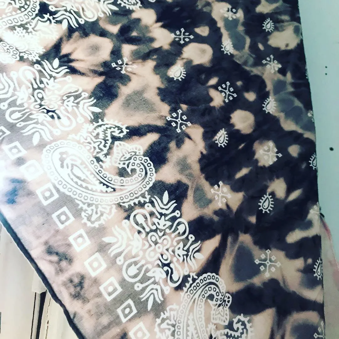 Vintage Distressed Bandanas Neckerchiefs