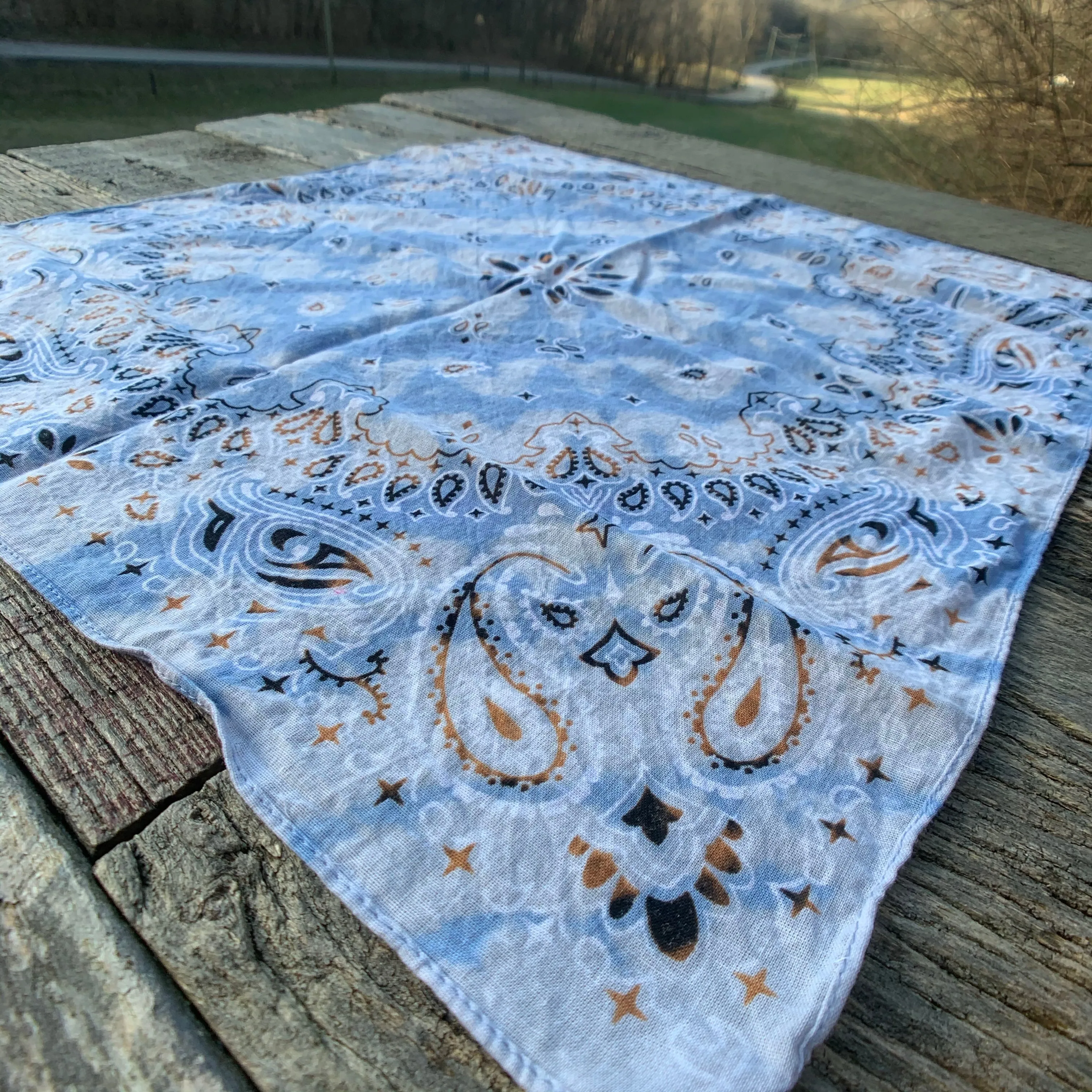 Vintage Distressed Bandanas Neckerchiefs