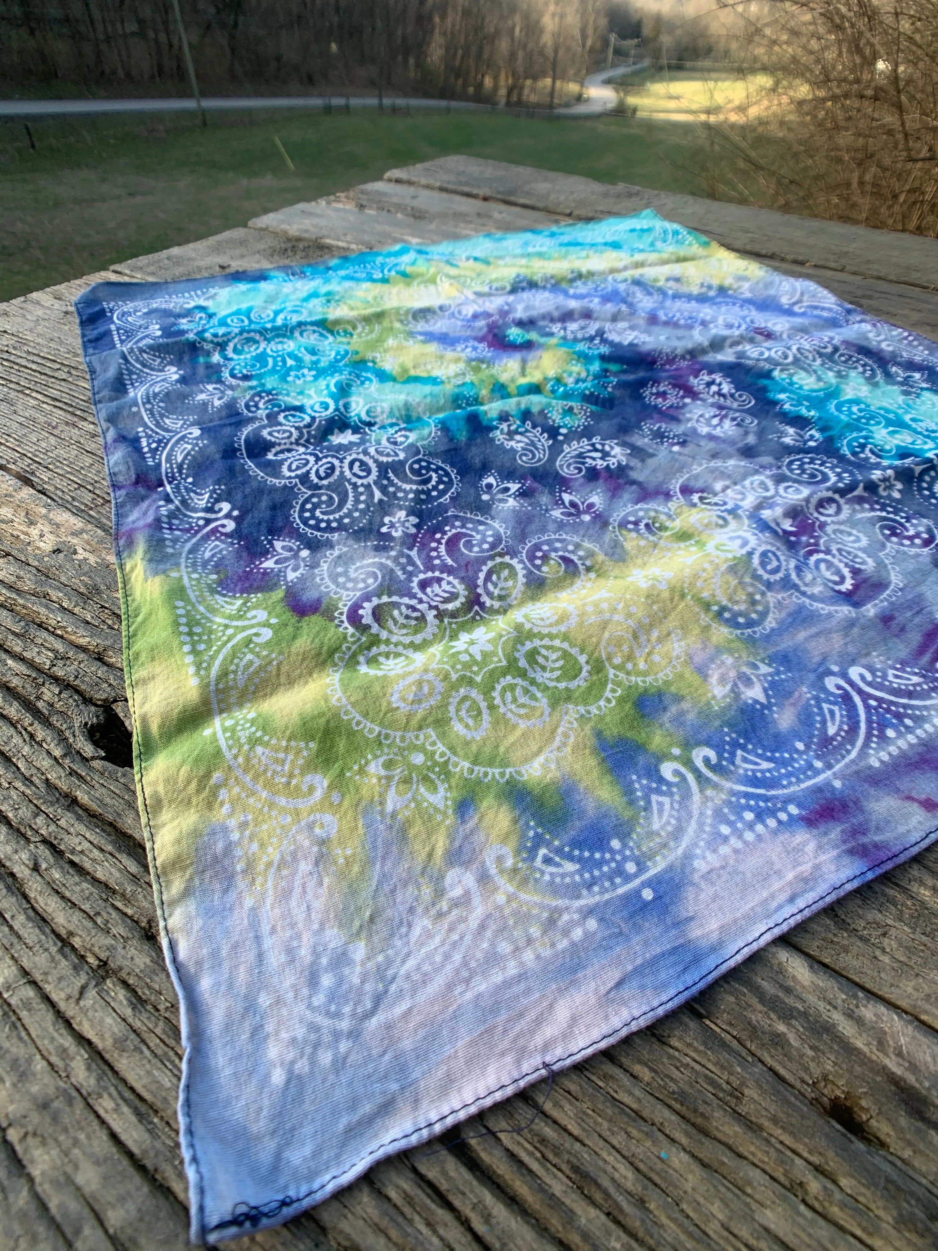 Vintage Distressed Bandanas Neckerchiefs