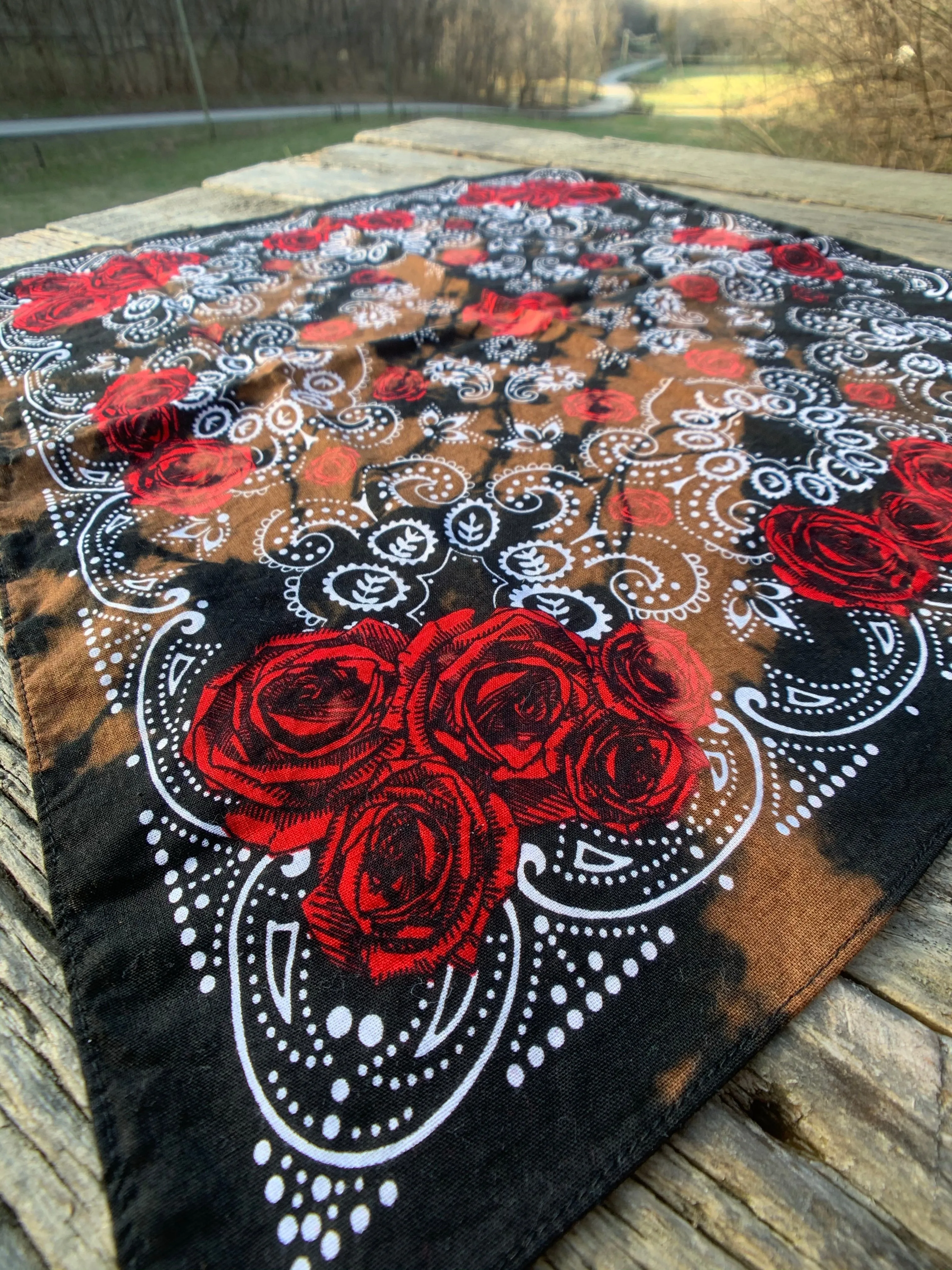 Vintage Distressed Bandanas Neckerchiefs