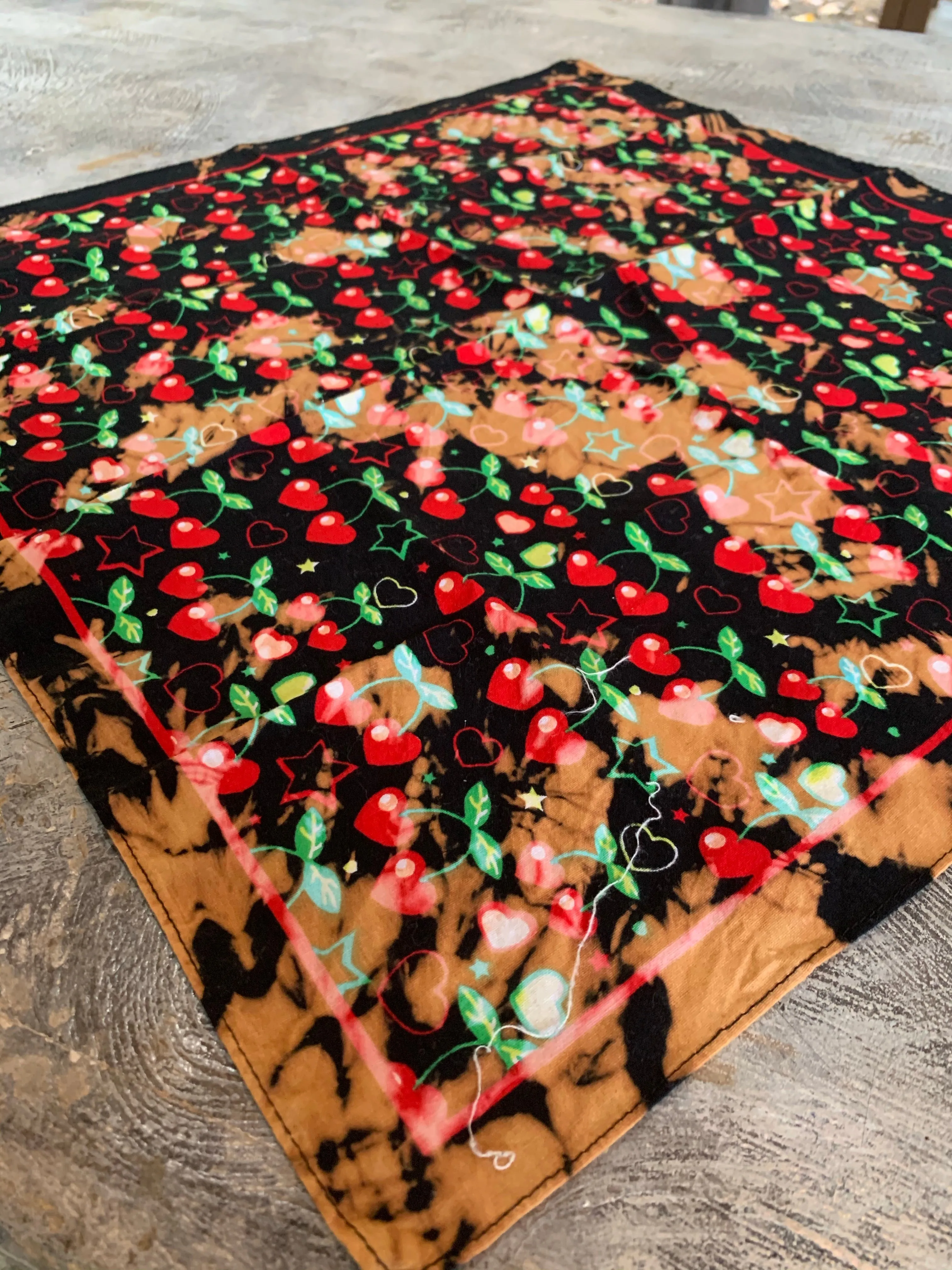 Vintage Distressed Bandanas Neckerchiefs