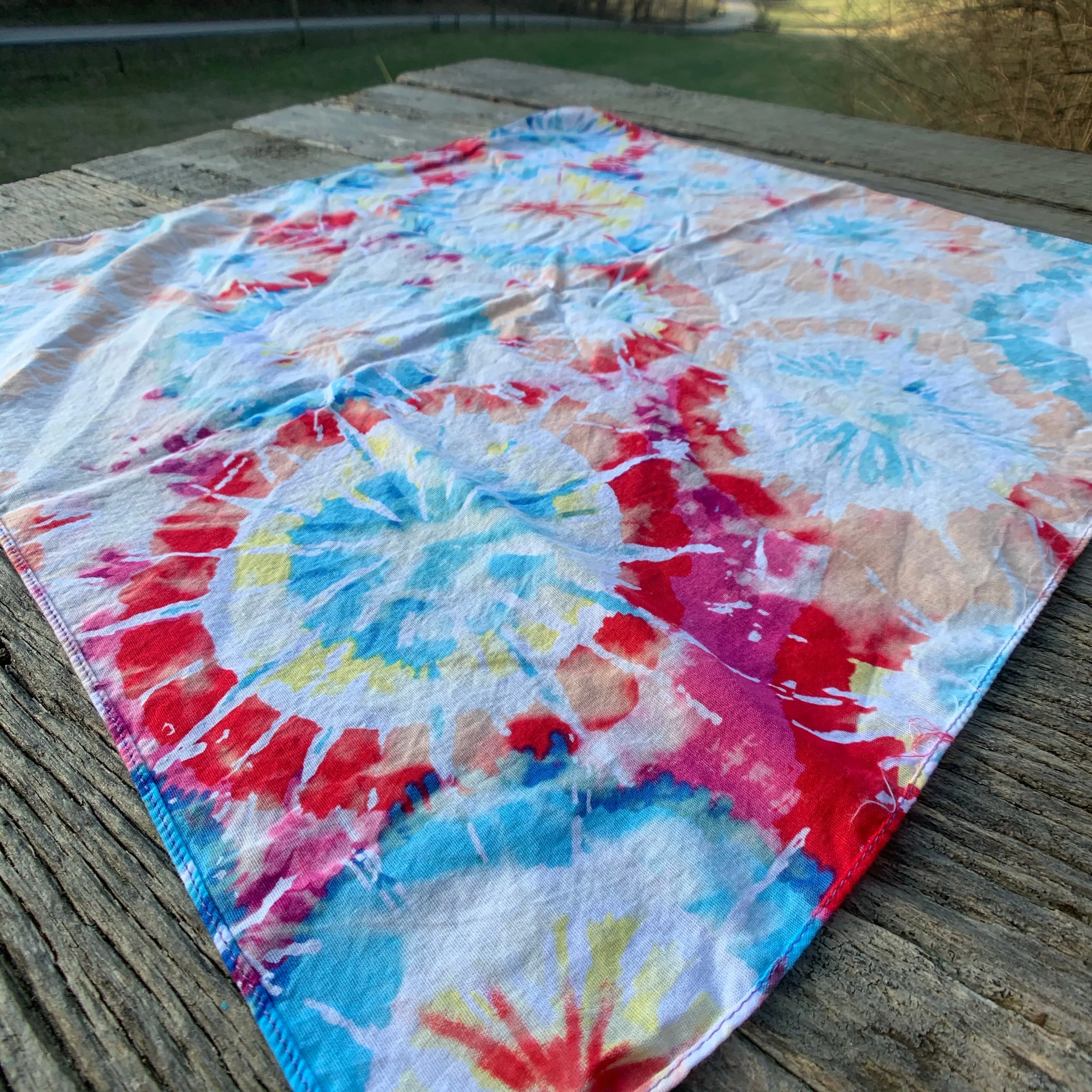 Vintage Distressed Bandanas Neckerchiefs