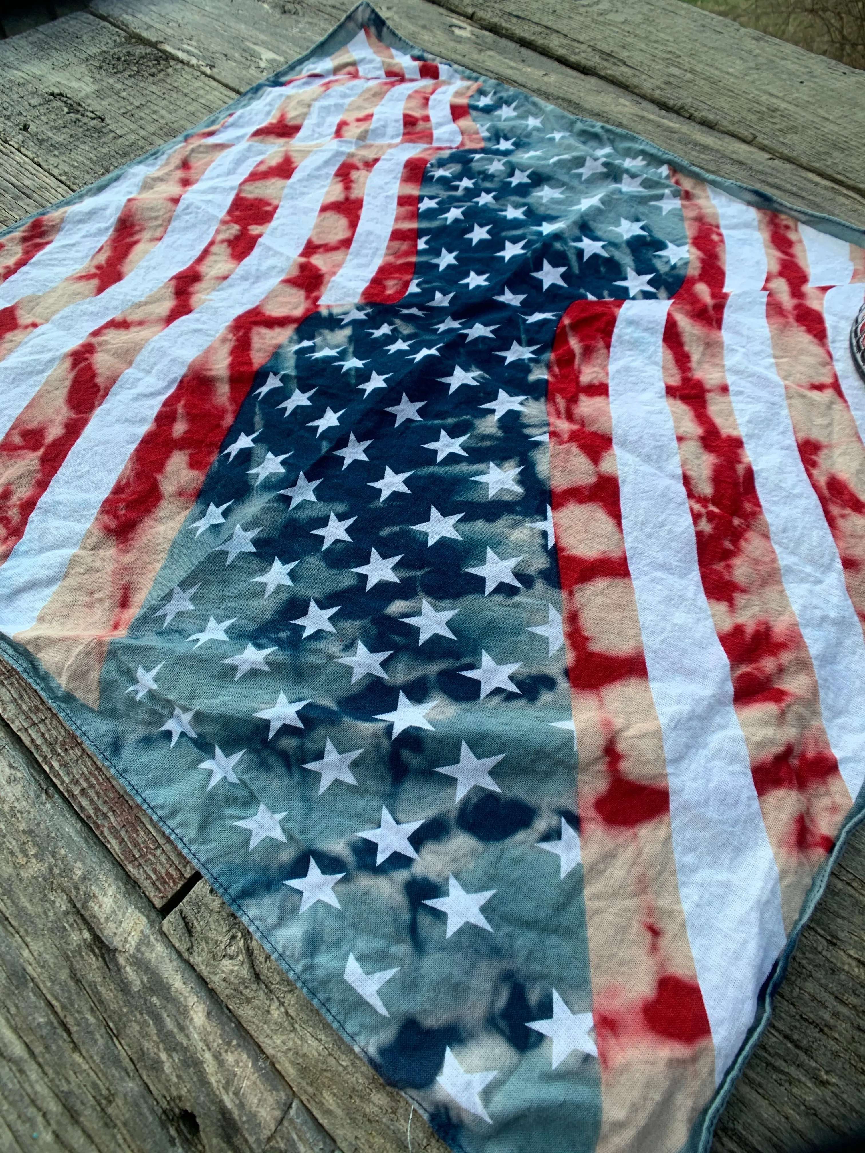 Vintage Distressed Bandanas Neckerchiefs