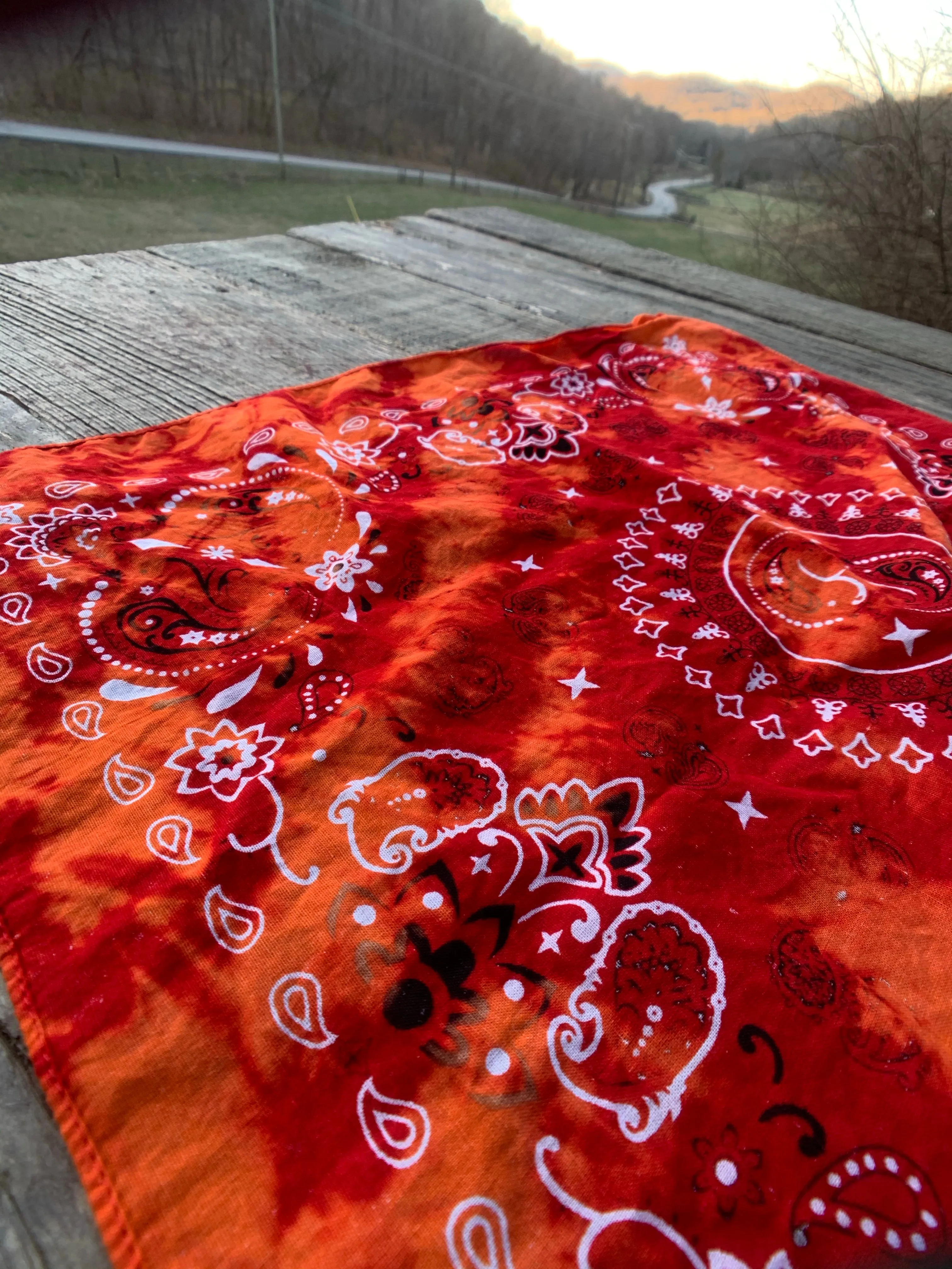 Vintage Distressed Bandanas Neckerchiefs