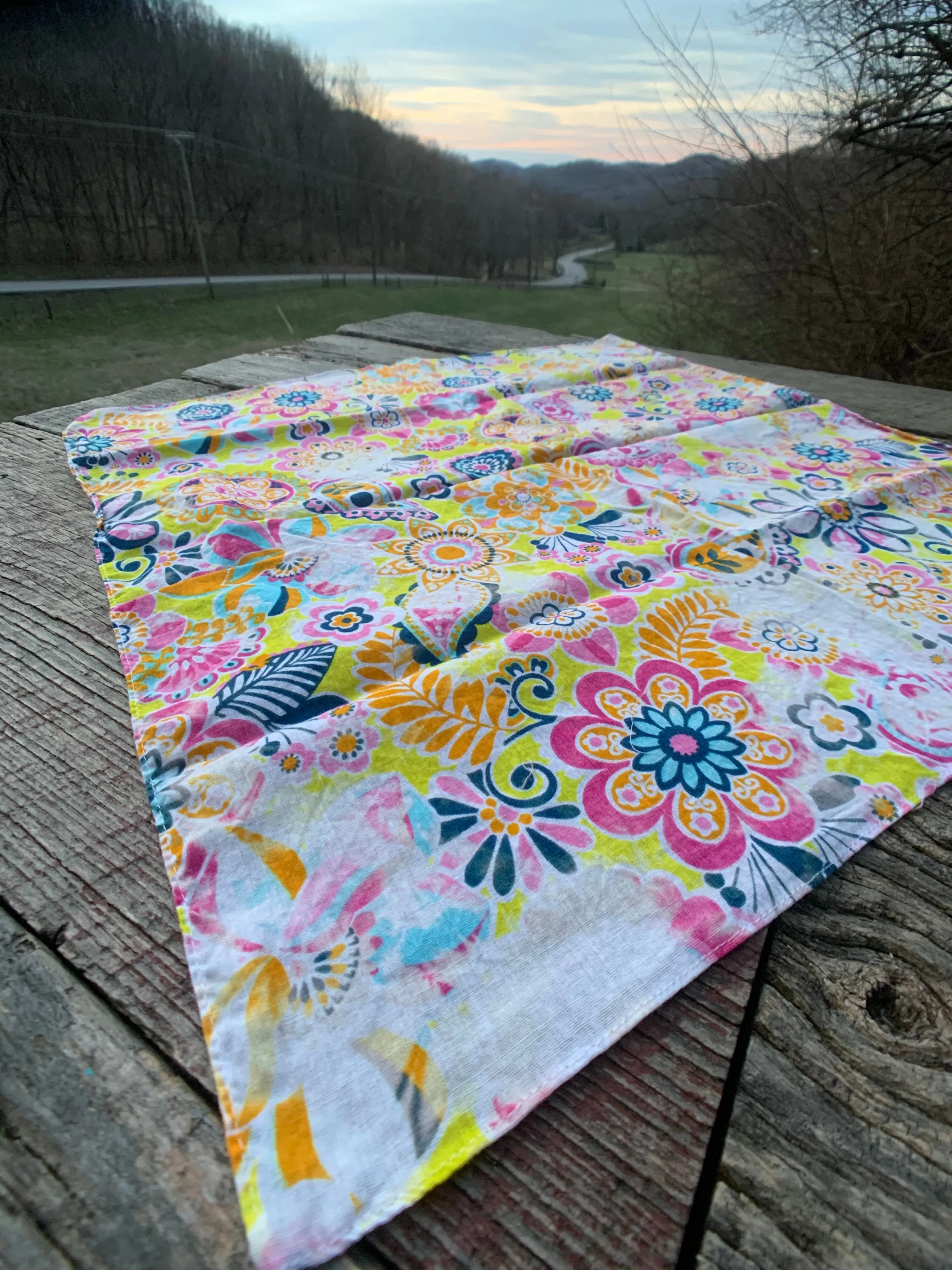 Vintage Distressed Bandanas Neckerchiefs