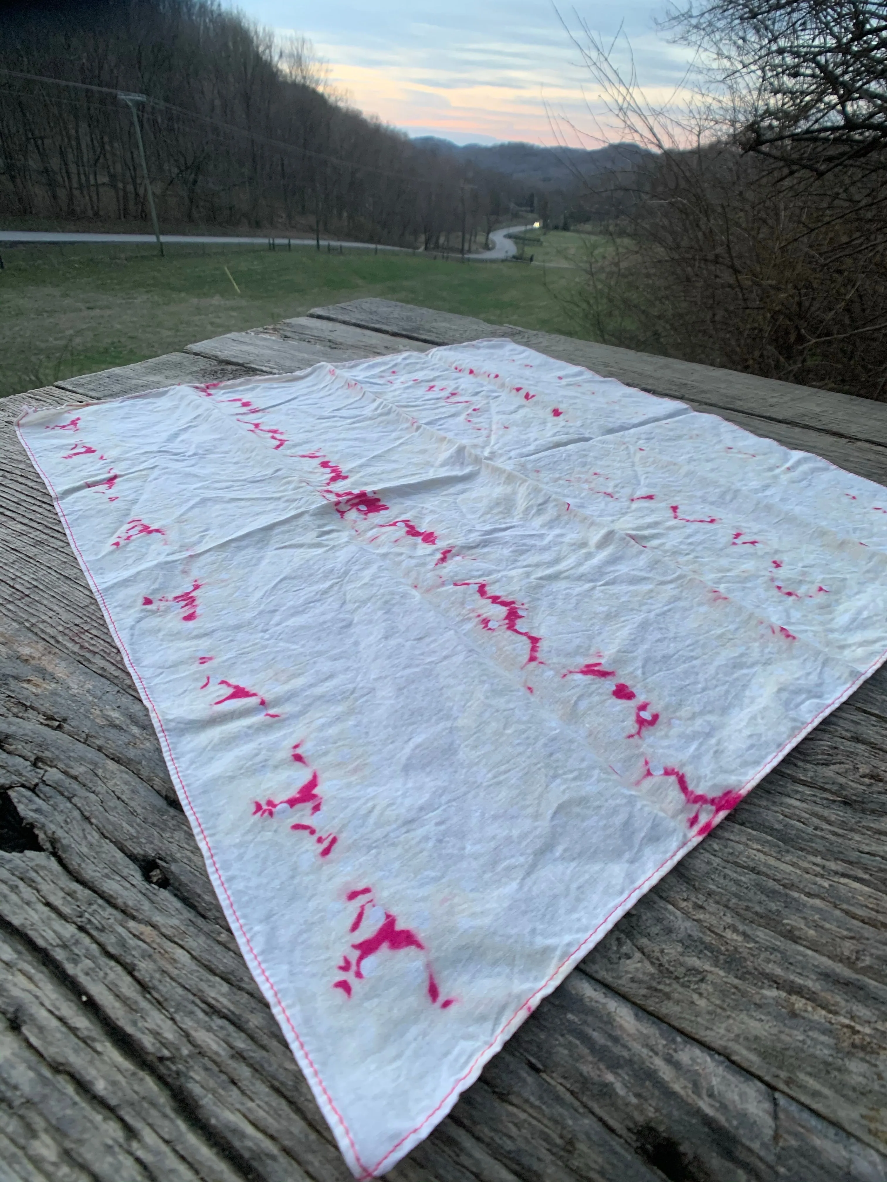Vintage Distressed Bandanas Neckerchiefs