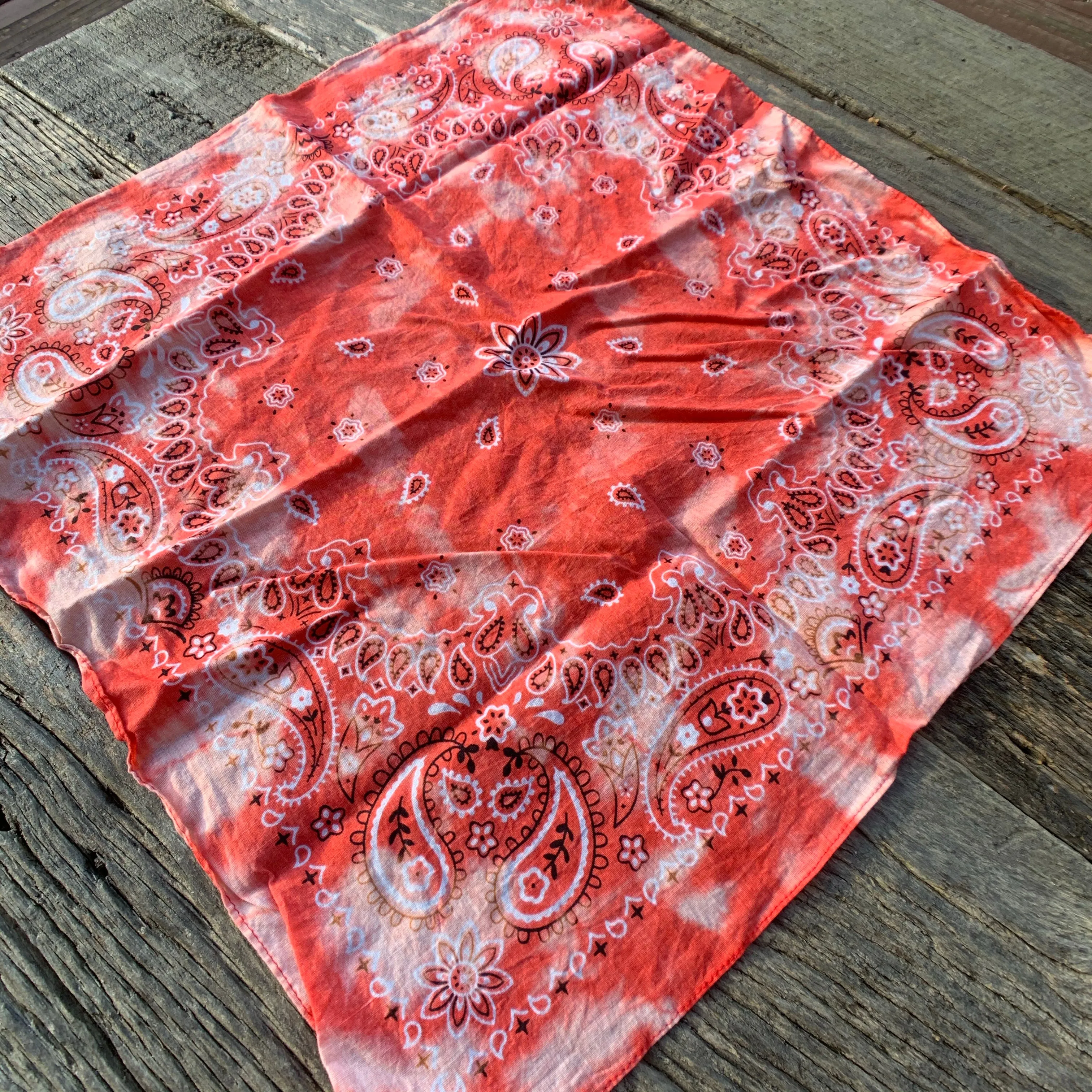 Vintage Distressed Bandanas Neckerchiefs