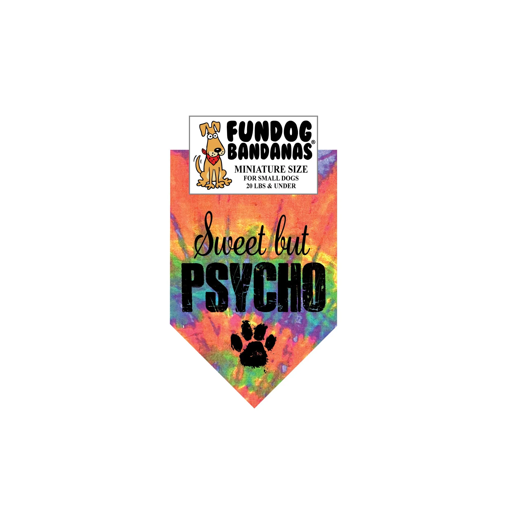 Wholesale Pack - Sweet but Psycho Bandana - Assorted Colors