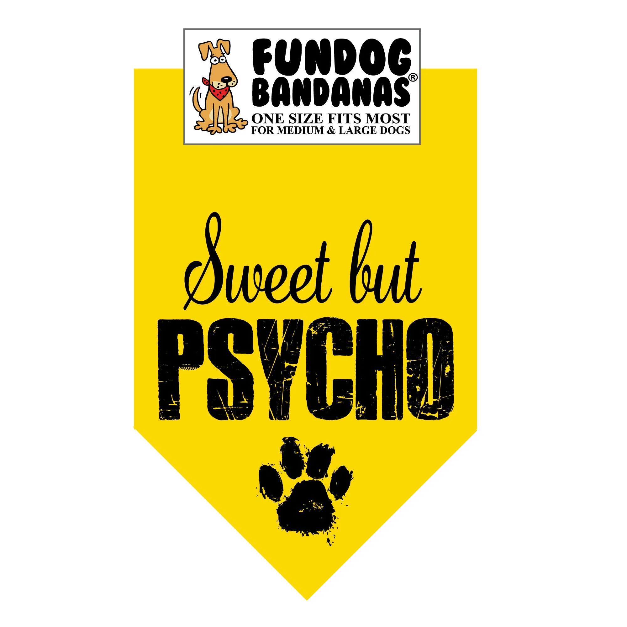 Wholesale Pack - Sweet but Psycho Bandana - Assorted Colors